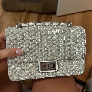 Aldo Bridal Pearl Bag Chain